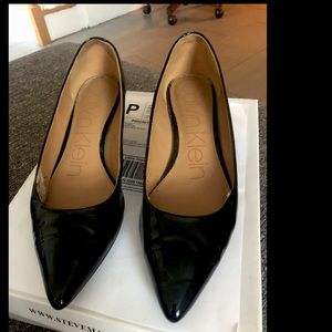 Calvin Klein Mini Heeled Pumps - Black